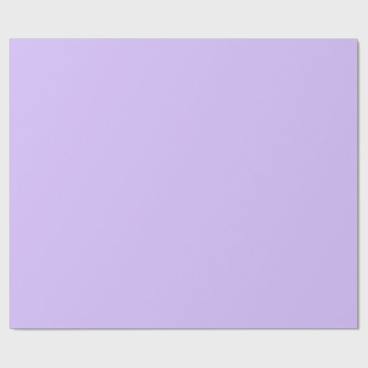 Solid Light Misty Lila Geschenkpapier (Flach)