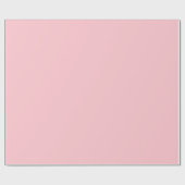 Solid Light Pink Geschenkpapier (Flach)