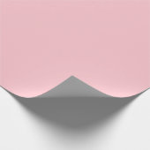 Solid Light Pink Geschenkpapier (Ecke)
