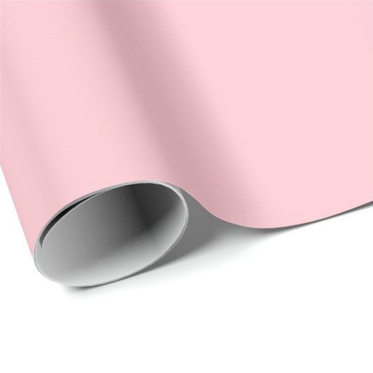 Solid Light Pink Geschenkpapier (Rolleneckpunkt)