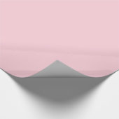 Solid Light Pink Geschenkpapier (Ecke)