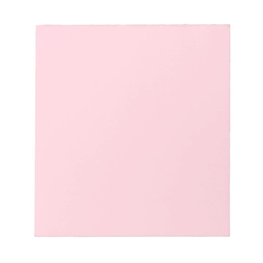 Solid Light Pink Notizblock (Vorderseite)