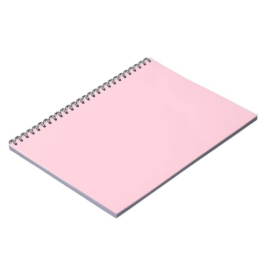 Solid Light Pink Notizblock (Linke Seite)