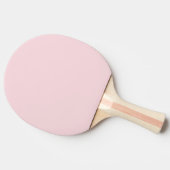 Solid Light Pink Tischtennis Schläger (Seitenansicht)