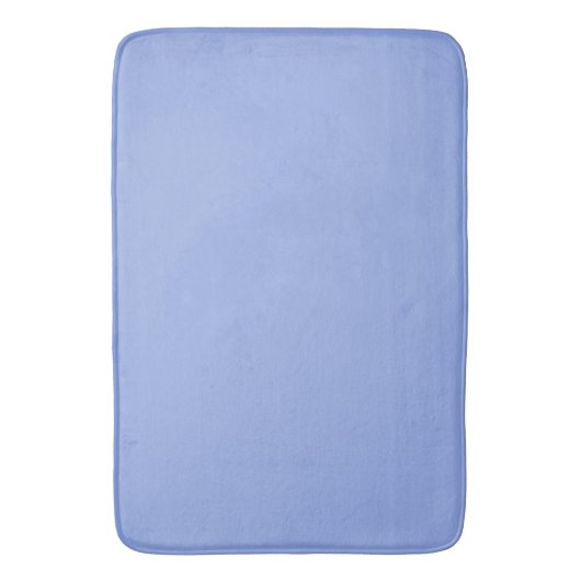 Solid Light Ultramarine Blue Bath Mat Badematte (Vorderseite Vertikal)