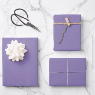 Solid Lila Mountain Majesty Geschenkpapier Set