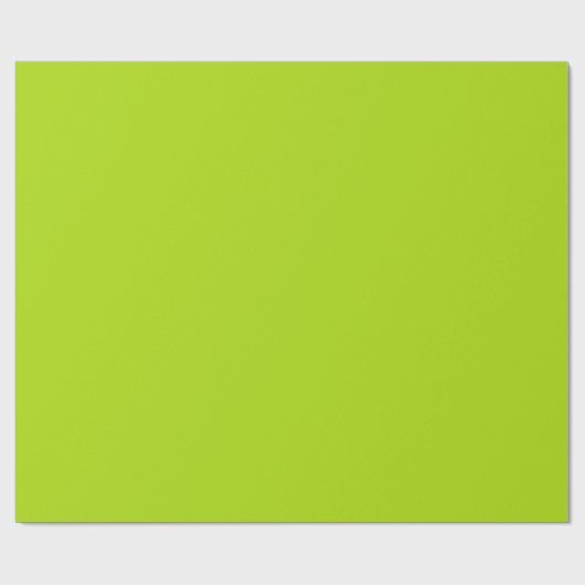 Solid Lime Green Color Geschenkpapier (Flach)