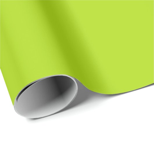Solid Lime Green Color Geschenkpapier (Rolleneckpunkt)