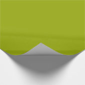 Solid Limeade Green Geschenkpapier (Ecke)
