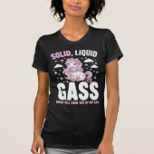 Solid Liquid Gas Unicorn – Funny Physics Science T-Shirt (Vorderseite)