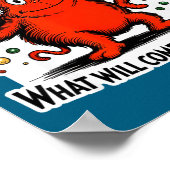 Solid Liquid Gas What Will Come Out Of My As Funny Poster (Ecke)