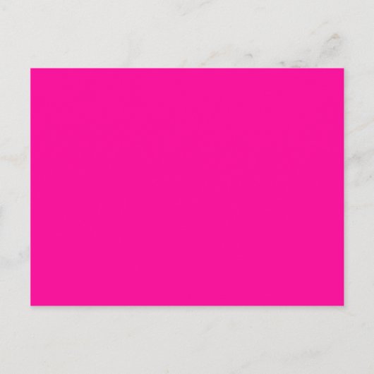 Solid Magenta Hintergrund Web Color FF0099 Postkarte (Vorderseite)