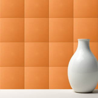 solid mango orange color fliese