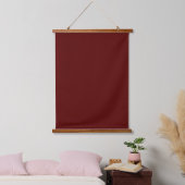 Solid Maroon 26"x36" Vertical Wandteppich Mit Holzrahmen (Schlafzimmer)