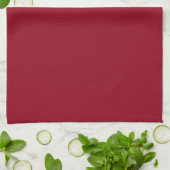 Solid Maroon Red Kitchen Handtuch (Gefaltet)