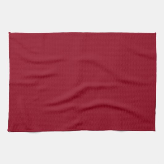Solid Maroon Red Kitchen Handtuch (Horizontal)