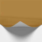 Solid Matte Gold Geschenkpapier (Ecke)