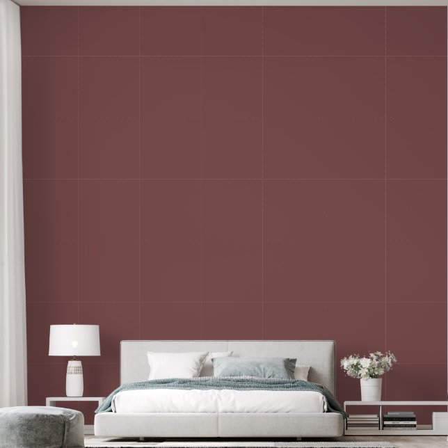 Solid Mauve Minimalistisch Tapete (Schlafzimmer)
