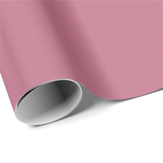 Solid Mauve Pink Geschenkpapier (Rolleneckpunkt)