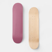Solid Mauve Pink Skateboard (Vorderseite)