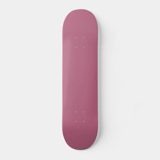 Solid Mauve Pink Skateboard (Vorderseite)