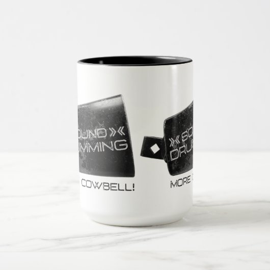 Solid, "mehr Cowbell trommelnd!" Tasse (Zentrum)
