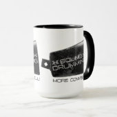 Solid, "mehr Cowbell trommelnd!" Tasse (VorderseiteRechts)