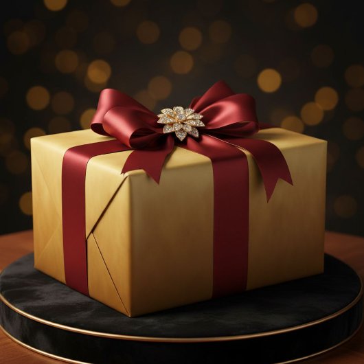 Solid Metallic Gold Color Effect Gift Wrap Paper Geschenkpapier
