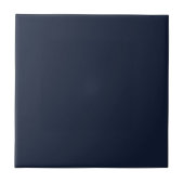 Solid Midnight Blue | #121d34 Fliese (Vorderseite)