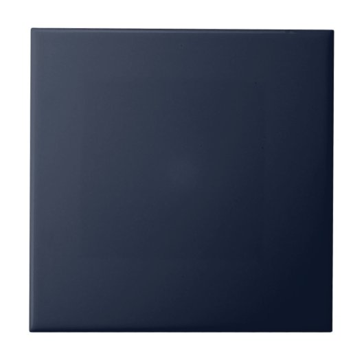 Solid Midnight Blue | #121d34 Fliese (Vorderseite)