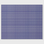 Solid Midnight Blue Square Formen Geschenkpapier (Flach)