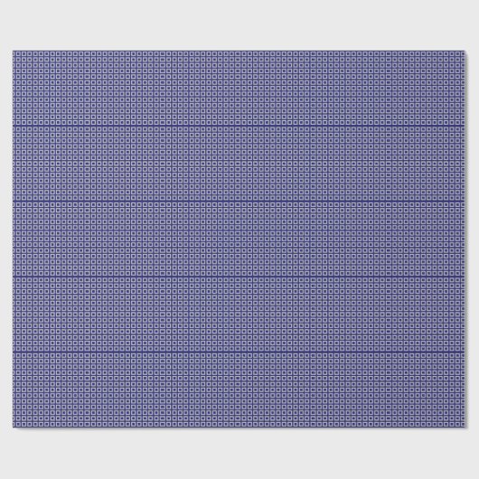 Solid Midnight Blue Square Formen Geschenkpapier (Flach)