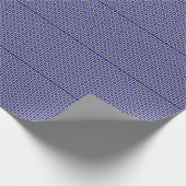 Solid Midnight Blue Square Formen Geschenkpapier (Ecke)