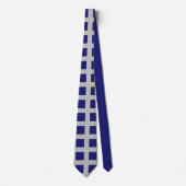 Solid Midnight Blue Square Formen Krawatte (Vorderseite)