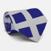 Solid Midnight Blue Square Formen Krawatte (Gerollt)