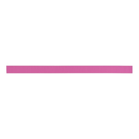Solid Minimalistisches Mulberry Pink Ripsband (Vorderseite)