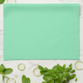 Solid Mint Green Kitchtuch Geschirrtuch (Gefaltet)