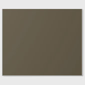 Solid Mocha Brown Geschenkpapier (Flach)