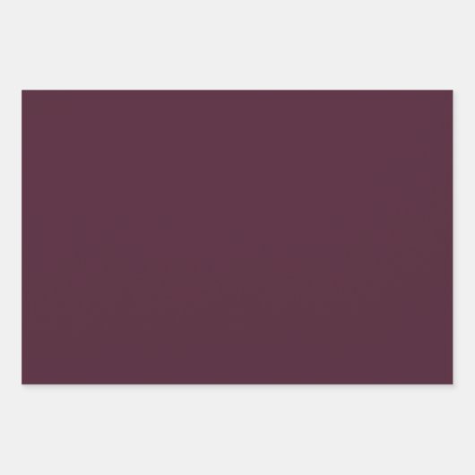 Solid Mulberry Geschenkpapier Set (Vorderseite 3)