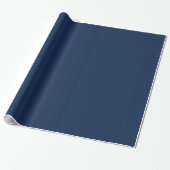 Solid Nautical Navy Blue Geschenkpapier (Ungerollt)