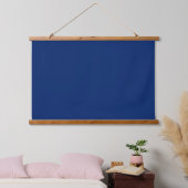 Solid Navy Blue 36"x26" Horizontal Wandteppich Mit Holzrahmen (Schlafzimmer)