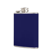 Solid Navy Blue Flachmann (Links)