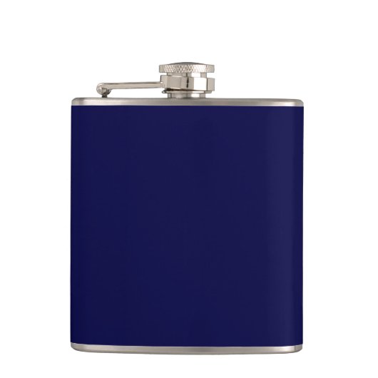 Solid Navy Blue Flachmann (Vorderseite)