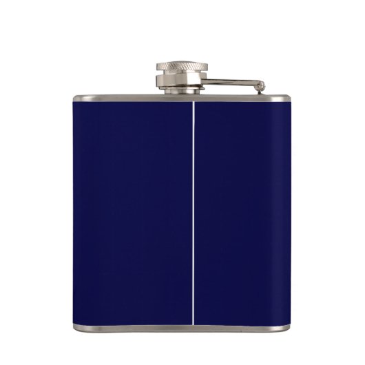 Solid Navy Blue Flachmann (Rückseite)