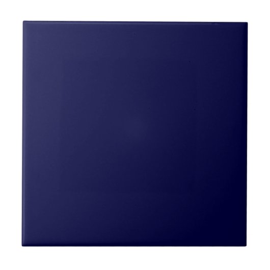 Solid Navy Blue Fliese (Vorderseite)