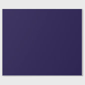 Solid Navy Blue Geschenkpapier (Flach)