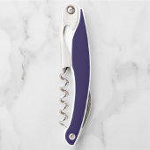 Solid Navy Blue Kellnermesser (Vorderseite)