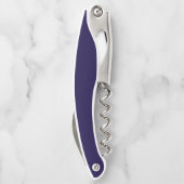 Solid Navy Blue Kellnermesser (Rückseite)