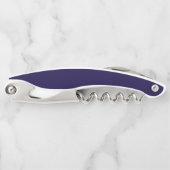 Solid Navy Blue Kellnermesser (Vorderseite)