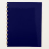 Solid Navy Blue Planer (Vorderseite)